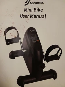 Sportsneer Mini Exercise Bike - While You are Sitting - Black - Brand New - Picture 1 of 5