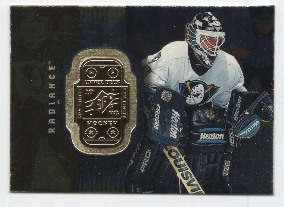 1998-99 SPx Finite Radiance Guy Hebert /4750 Anaheim Mighty Ducks #2 - Image 1 of 2