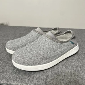 $89 VESSI Mujer’s 8 Sunday Zapatillas Sin Cordones Gris Pizarra Impermeable Lana Vegana - Imagen 1 de 10