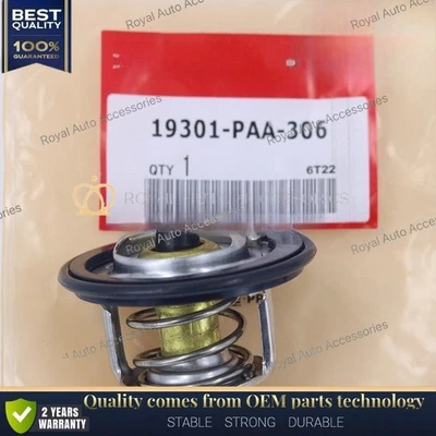 Termostato y junta OEM Honda Accord Prelude Integra CRV Civic 19301-PAA-306 Foto 1 de 4
