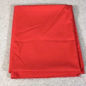 2 Yards Precut Red Polyester Medium Weight Fabric Preowned Unused - Picture 1 of 10