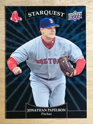 2009 Upper Deck StarQuest Turquoise #SQ45 Jonathan Papelbon - Image 1 of 2
