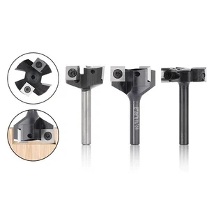 Planfräser 8mm Schaft/12mm Schaft 3 Zähne/4 Zähne Oberfräse für Holz - Bild 1 von 19