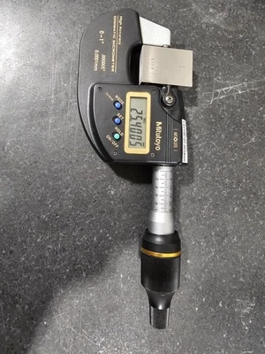 Mitutoyo 293-130 High Accuracy Digimatic Micrometer 0-1"  .000005"/0.0001mm - Image 1 of 4