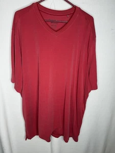 Tommy Bahama Bay Stripe V-Neck IslandZone T-Shirt XL Blue Coolmax - Picture 1 of 8