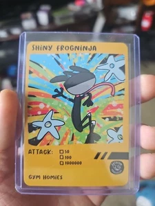 Pokenot Shiny Frogninja Patreon Exclusive Dysfunctional Passholder Pokemon Card - Picture 1 of 2