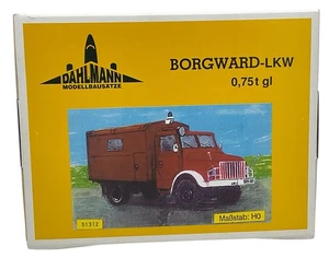 Dahlmann Borgward-LKW 0,75t gl H0 Bausatz Mannschaftswagen Feuerwehr Modellauto - Bild 1 von 2