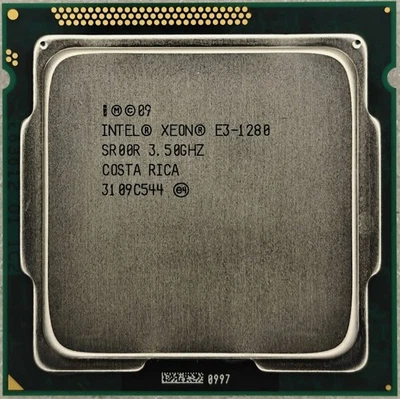 Intel Xeon E3-1280 LGA1155 CPU Quad Core 3.5GHz 8M 95W Processor - Image 1 of 2