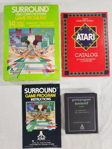 Surround (Atari 2600, 1977) CX2641 Complete In Box Tested And WORKS (A) - Picture 1 of 10