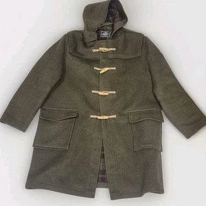 Tge Original Gloverall englischer Dufflecoat gefüttert olivgrün Wolle Gr. XL 56 - Bild 1 von 10