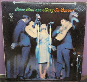 Peter, Paul and Mary In Concert Double LP Vinyl Album LP 1555 Gatefold - Picture 1 of 8