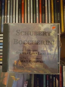 SCHUBERT BOCCHERINI ISAAC STERN CHO-LIANG LIN YO-YO MA JAIME LAREDO CD - Picture 1 of 2