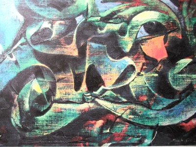 MAX ERNST: Schöne Lithographie limitiert auf 100 Exemplare, signiert, 50x65cm - Bild 1 von 4