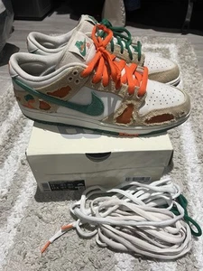 Nike SB Dunk Low Pro Jarritos White Green Orange Size 11 Pre-Owned w Box - Picture 1 of 7