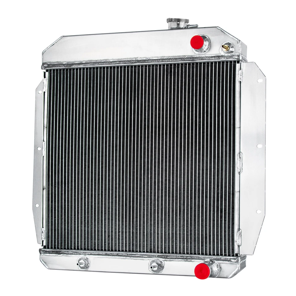 3 Row Aluminum Radiator For 1955-59,1956,1958 Chevy Pickup Truck 3.8L-5.3L V8. Foto 1 de 4