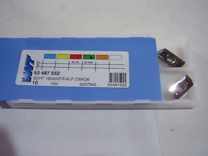 10 Stück Schneidwendeplatten WNT XDHT 190402FR-ALP CWK 26 - Bild 1 von 1