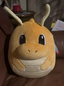 Peluche exclusivo Squishmallow 12” Dragonite Pokemon nuevo con etiquetas - Imagen 1 de 14