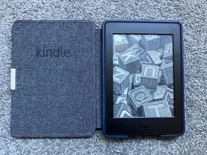 Amazon Kindle Paperwhite 7th Generation, 4GB, Wi-Fi, DP75SDI Black with Case - Picture 1 of 6