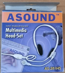 Asound AS-20IHS Multimedia Headset – Neu – Kabelgebunden – Retro Headset - Bild 1 von 2