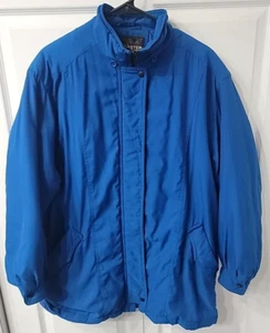 Vintage Forecaster of Boston Blue Full Zip Up Jacket Coat Sz Medium - Picture 1 of 7