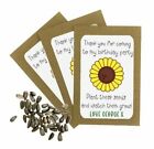 Personalised Birthday Sunflower Seed Packets Envelopes | Party Bag Favours 