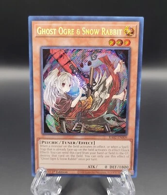 Yu-Gi-Oh! Ghost Ogre & Snow Rabbit (Alt Art) RA02-EN009 - Secret Rare - Image 1 of 2