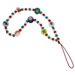 Santa Claus Mobile Cellphone Lanyard Handmade Braided Rope - Zdjęcie 1 z 12