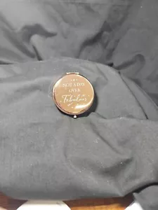 Regalos de cumpleaños para mujer - Fabuloso espejo compacto oro rosa ni un día más I... - Imagen 1 de 5