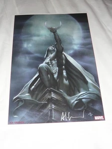 2022 SDCC Caballero Luna SIGNO DE IMPRESIÓN ARTÍSTICA DE ADI GRANOV 11.7x16.5 (A3) - Imagen 1 de 1
