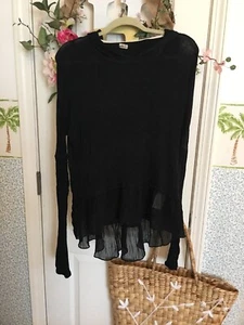 Hollister Hoodie Sweater Black Size Small - Picture 1 of 5