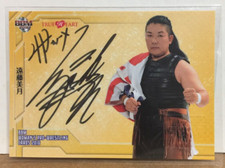 Mizuki Endo 2016 BBM True Heart Woman's Pro Wrestling Autograph #/99 SP Color's