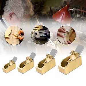 4 pcs various size mini brass planes flat bottom , Violin/Cello making tools - Picture 1 of 7