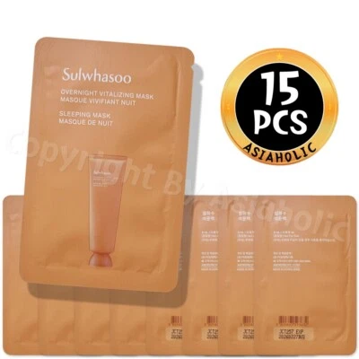Sulwhasoo Overnight Vitalizing Mask 5ml x 15pcs (75ml) Sample Newest Version - Image 1 of 4