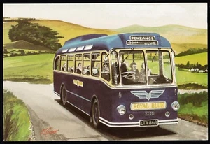 Royal Blue First Underfloor Engine Coaches G.S. Cooper Postkarte - Bild 1 von 2
