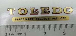 vintage Toledo Scale decal set - Picture 1 of 3