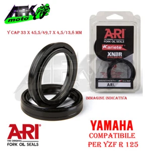 Parapolvere Forcella Y 33x45,5/49,7x4,5/13,8 Yamaha YZF R125 R 125 2008 al 2013 - Foto 1 di 1