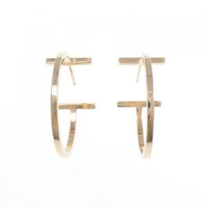 Authentic Tiffany T Wire Hoop Medium Earrings  #260-006-445-7413