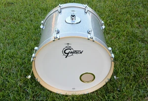 GRETSCH CATALINA MAPLE 22" SILVER SPARKLE BASS DRUM SHELL for YOUR SET! LOT J989 - Bild 1 von 13