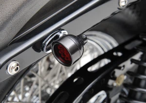 TODD'S CYCLE Rear Turn Signal - Black - Red LEDs MT-02 - Picture 1 of 1