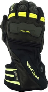 Richa Cold Protect Gore-Tex GTX Waterproof Motorcycle Gloves - Black/Fluo - Picture 1 of 3