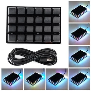 Black 24-key Keypad Mechanical Keyboards Custom Shortcut Y4R9 S8U2 Y0B8 - Picture 1 of 8