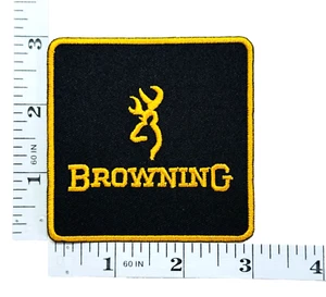 Embroidered Patch - Firearms - Tactical - Shooting - Browning - NEW - Iron-on - Picture 1 of 1