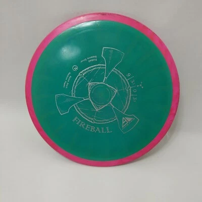 USED Axiom Discs Neutron Fireball 171g Gray Blue Rim Driver Golf Disc Good Inked - Image 1 of 4
