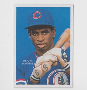 Deion Sanders 2022 TOPPS HERITAGE MINORS 1973 TOPPS 1953 REPRINT RPA-14 CLIPPERS