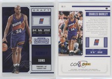 2018 Contenders Draft Picks Variation Ticket Blue Foil Charles Barkley #8.2 HOF