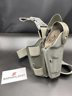 Safariland 6005 SLS + SLS Lock, STX Green RH Holster CZ 75B - used - Image 1 of 4