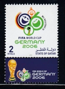 QATAR FIFA World Cup Germany 2006 LT MNH stamp - Picture 1 of 1