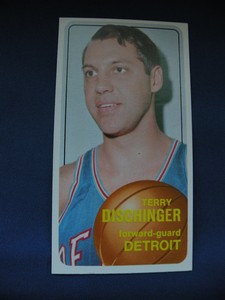 1970/71 Topps Terry Dischinger Detroit card #96 Tall Boys NBA BAsketball