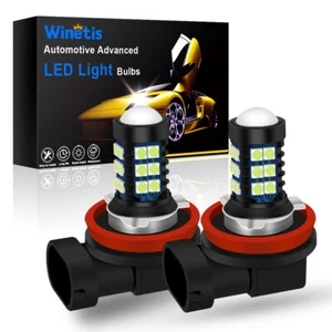 WINETIS H8 H11 LED Fog Driving Light 8000K Super Bright Bulb Ice Blue 30SMD DRL - Picture 1 of 8