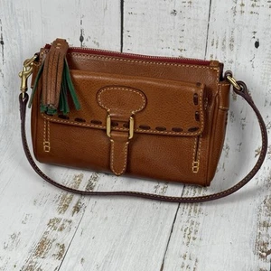 Dooney & Bourke Natural Florentine Small Pocket Clutch Wristlet New With Tags - Picture 1 of 14